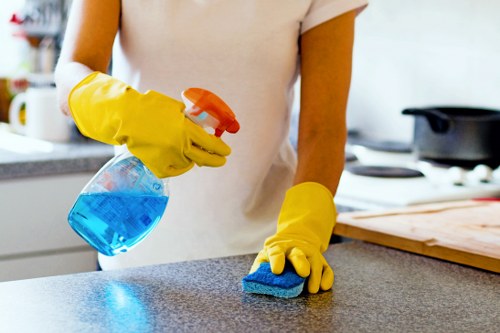 Tidy household room maintained through regular cleaning routines