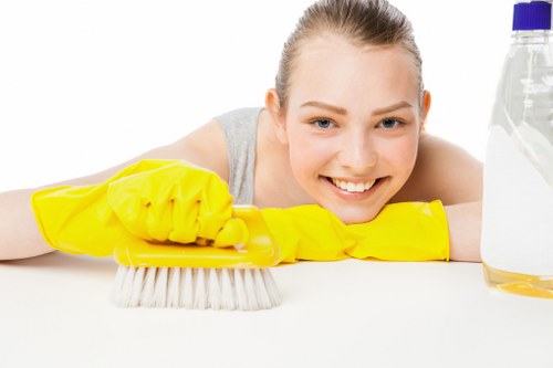 Clean and refreshed carpet after professional cleaning