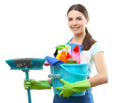 Essential tools used for professional house cleaning