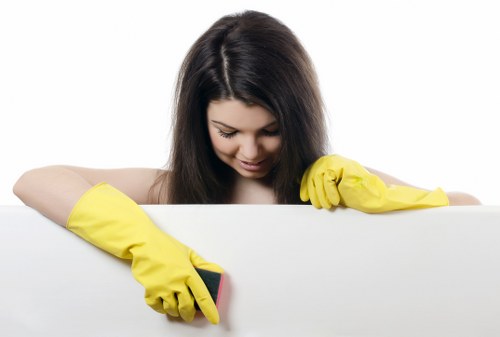 Professional deep cleaning of a rental kitchen